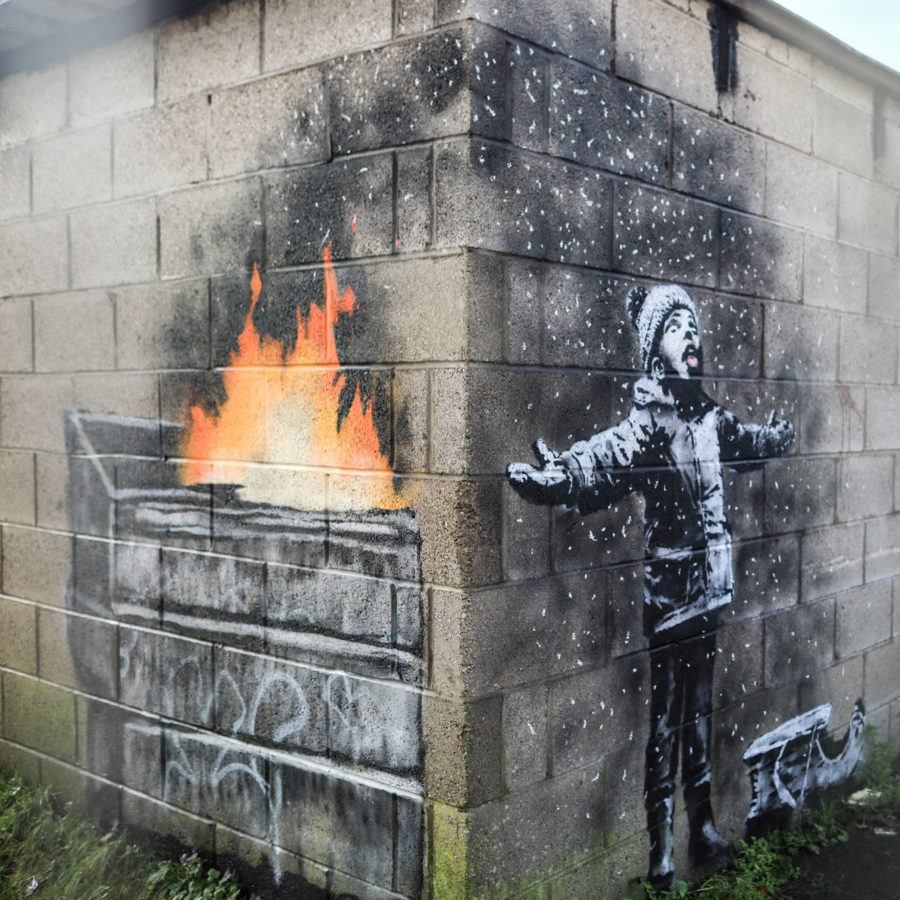 Banksy%3A+Revolutionizer+of+Street+Graffiti